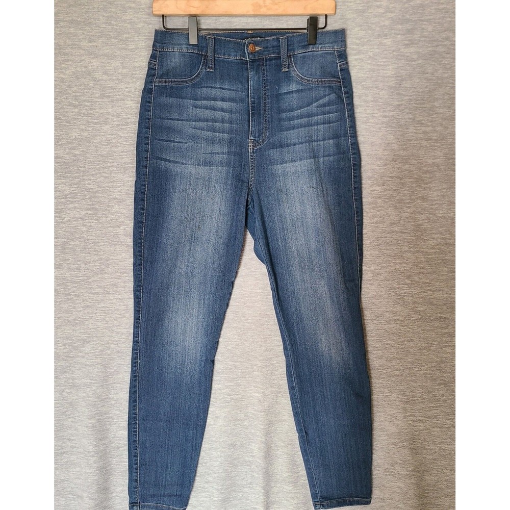 Fashion Nova Skinny Jeans Womens 11/30 Blue High Waist Denim Med Wash Stretch